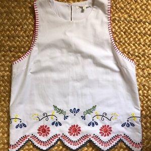 Colorful sleeveless top